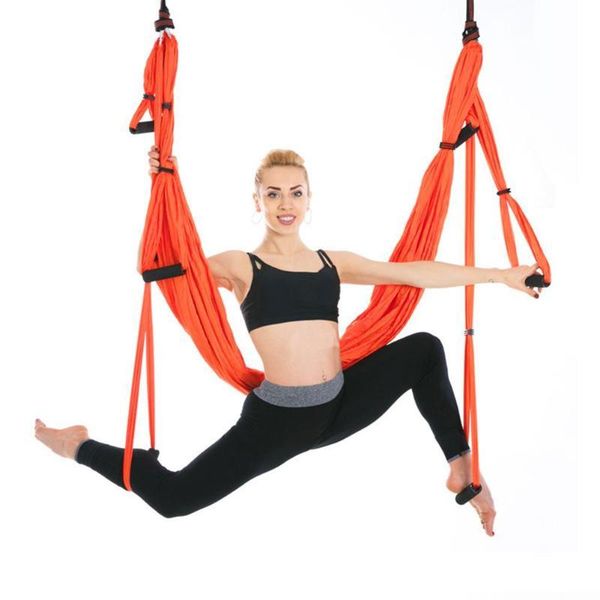 

yoga flying swing anti-gravity hammock parachute fabric hanging resistance bands