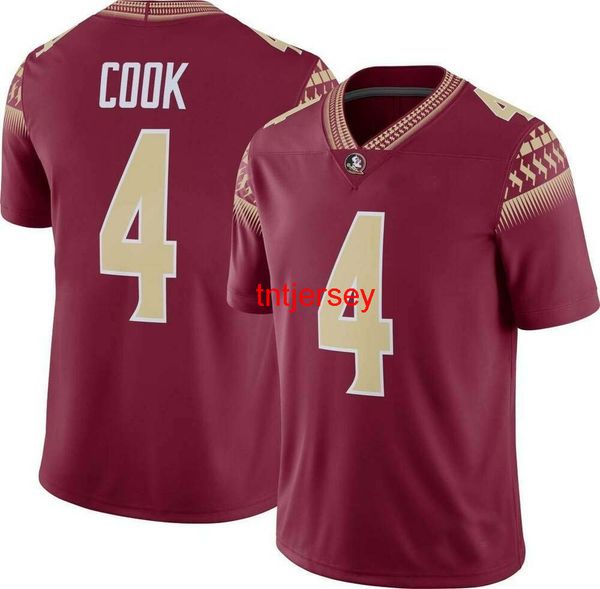 

custom florida state seminoles dalvin cook #4 ncaa jersey stitched men women youth football jersey xs-5xl, Black