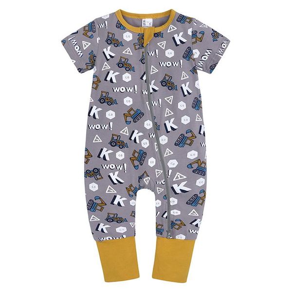 

jumpsuits 2021 summer baby bobysuits short sleeve kids outfit cartoon born casual infant boys romper pelele verano, Blue