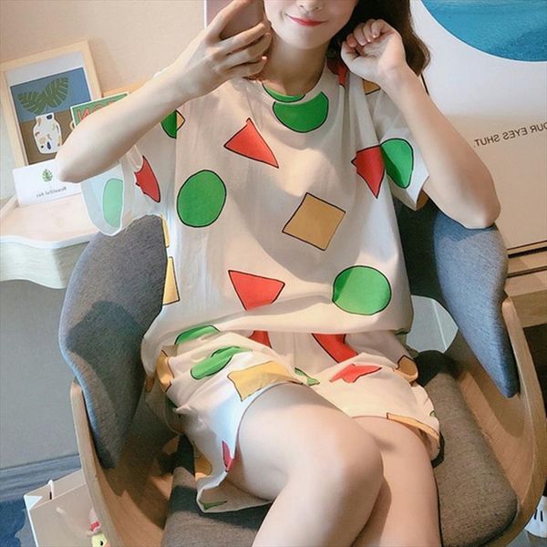 

pijama pajamas summer suits with women sleepwear shorts pajama set home clothes pyjamas, Black;red