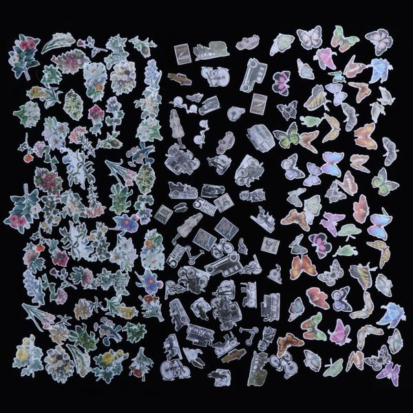 

sets washi paper scrapbook sticker decorative accessories diy po decor diary stick label scrapbooking decals (v gift wrap