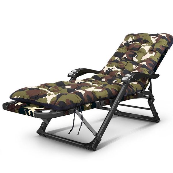 

camouflage folding nap recliner chair sitting/laying siesta deck couch winter/summer fishing beach outdoor/home camp furniture
