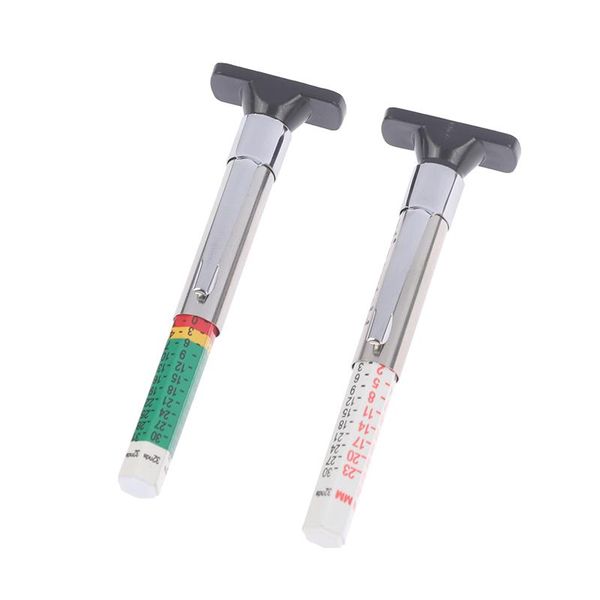 

professional hand tool sets 25mm car tyre measuring pen universal tire tread pattern depth cylindrical automotive thickness detection gauge