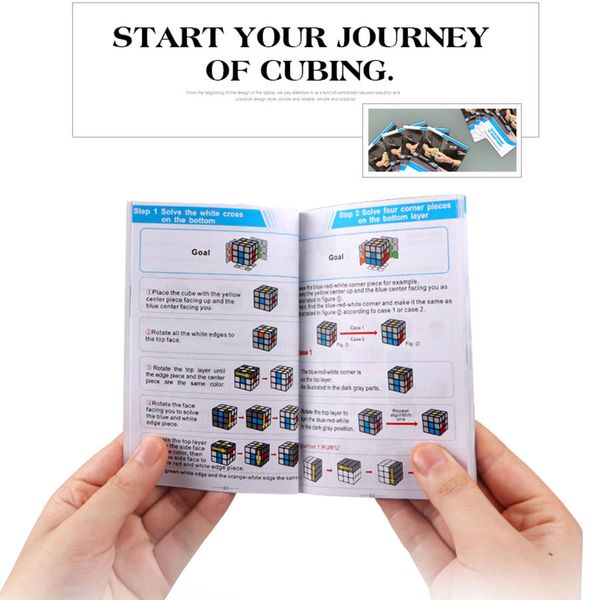 

qiyi cube guide - secret tutorial book for magic cubes easy learning