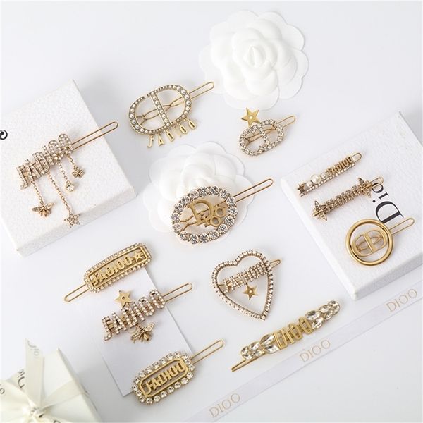 

86% off factory shopfamily hairpin female style versatile one word clip red fashion hair accessories, Golden;silver