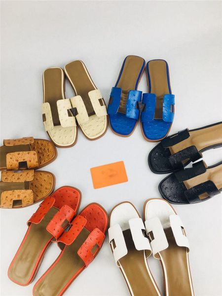 

designer luxury ladies sandals 2021 slippers mules slip on slippers casual shoes women slides flats slippers shoes with box dust bag, Black