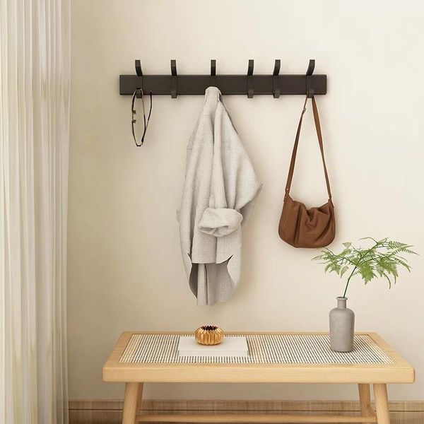 

3/4/5/6/7/8 hooks coat rack wall mount hook hanger organizer hat clothes hanging for towel jacket & rails