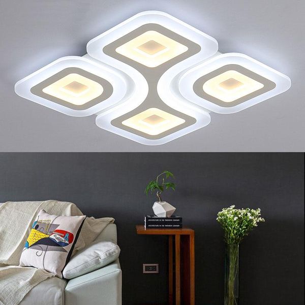 

ceiling lights modern led light living room acrylic decorative combination module fixture lamp lamparas de techo moderne