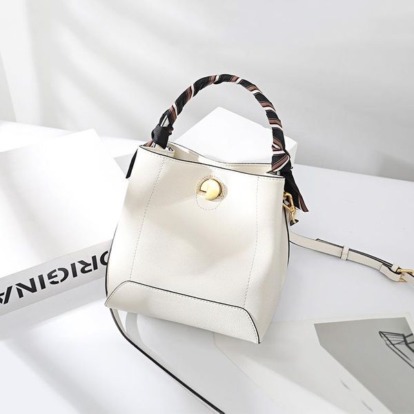 

bucket bag women's 2021 leather one shoulder messenger handbag cross body
