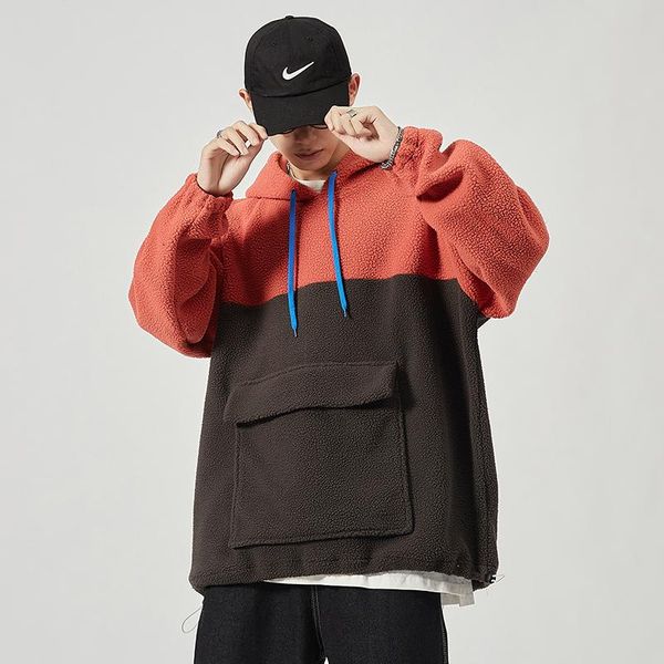 

men's hoodies & sweatshirts 2021 casual sweatshirt fashion hip-hop man streetwear loose men long sleeve male clothing, Black