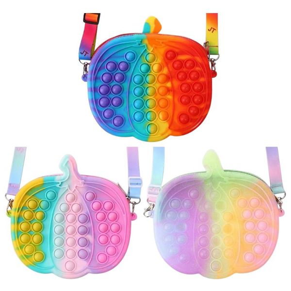 

party favor autism toys pumpkin shoulder sensory toy special stress decompression reliver kid halloween gifts