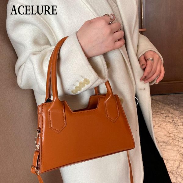 

ladies fashion small shoulder bags solid color pu leather messenger vintage mini handbags shopping purse cross body