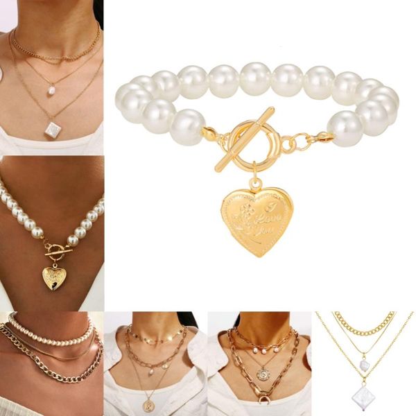 

chains classic carve forever love heart pendant necklace for women titanium steel gold color woman jewelry collar lover gift, Silver