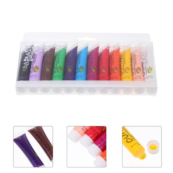 

nail gel 12pcs 12ml paint color polish art pigment painting, Red;pink