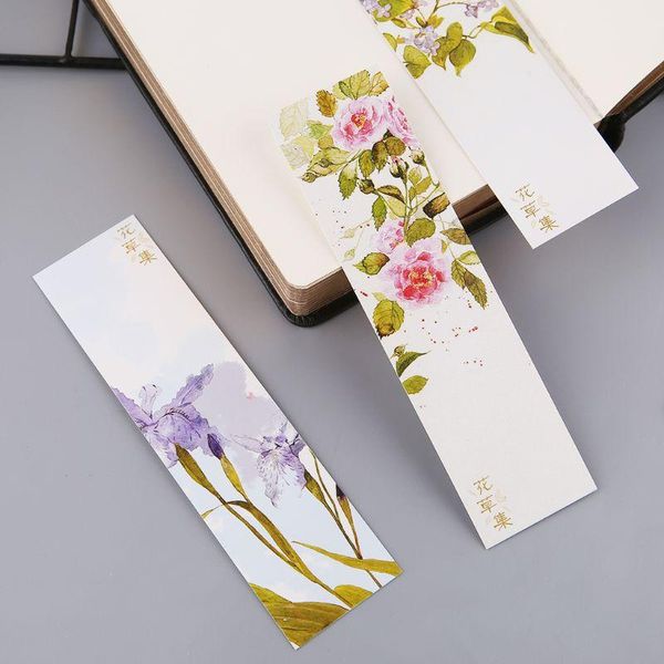 

30pcs creative chinese style paper bookmarks painting cards retro beautiful boxed bookmark commemorative gifts m5te