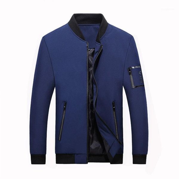 

men's jackets autumn jacket men 2021 fashion korean style light slim plus size 120kg black bomber casual coat male thin baseball, Black;brown