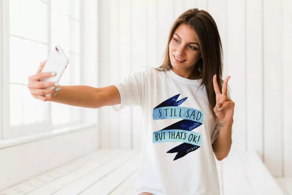 

women t-shirt nursing sad favourite failure depression spells stress, White;black