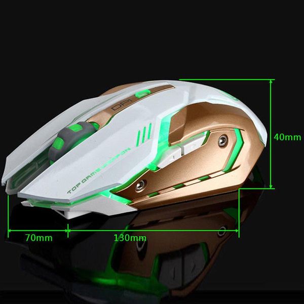 

rechargeable t1 wireless silent led backlit usb optical ergonomic gaming mouse mice