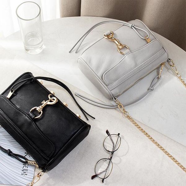 

design hand new style women's in spring and summer 2020 mini chain single shoulder messenger bag leisure women's fashion bag, Red;black