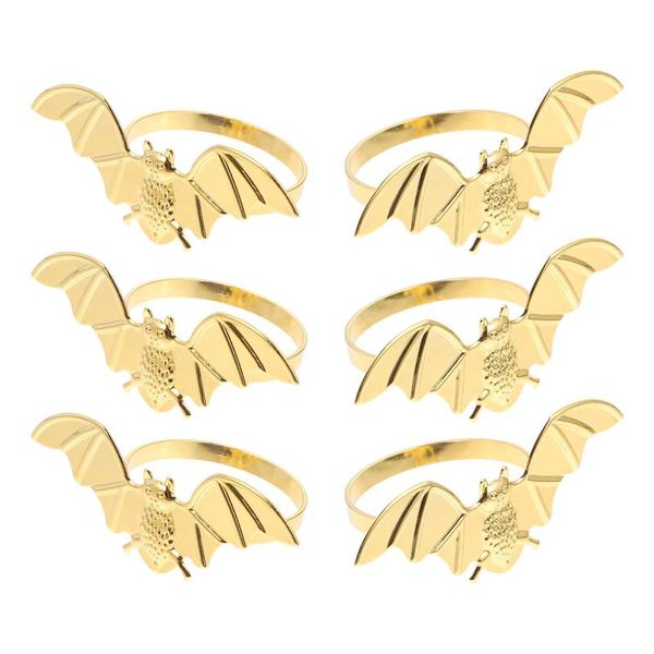 

napkin rings 6pcs practical bat shape buckles creative