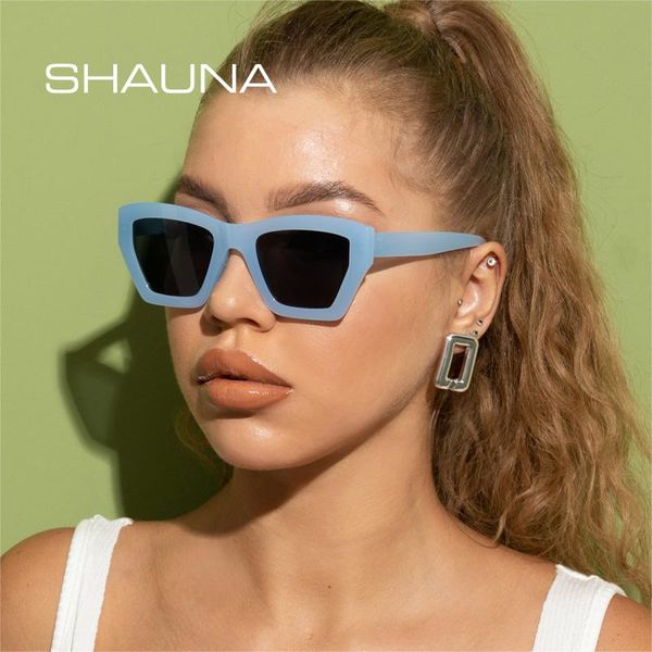 

outdoor eyewear shauna fashion cat eye sunglasses women retro jelly color men polygon shades uv400 sun glasses