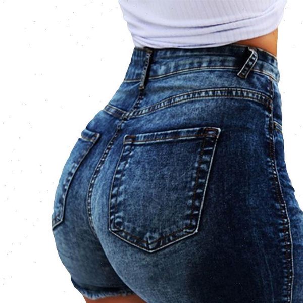 

summer womens shorts high waist denim fringe frayed ripped jeans, White;black