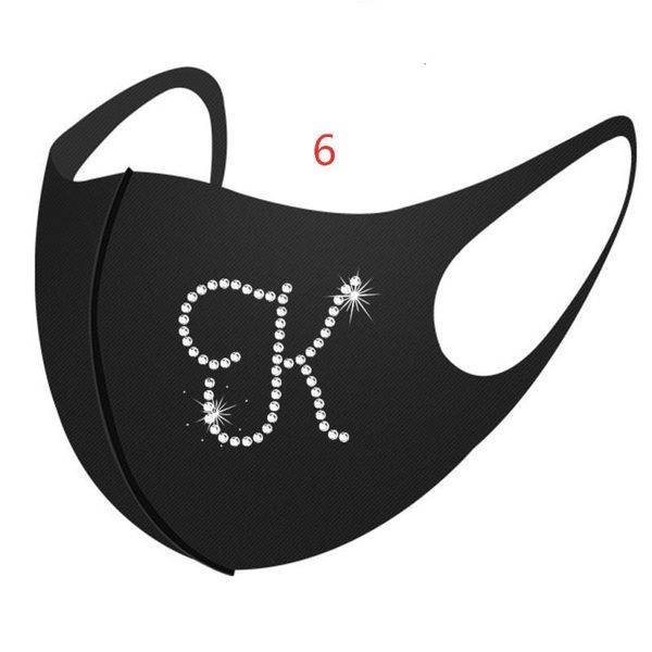 

dust anti fog mask and with black color diamond letters