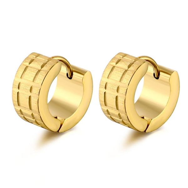 

hoop & huggie 2021 trend small circle creoles earrings female gold color stainless steel sleeper unusual for women jewelry, Golden;silver