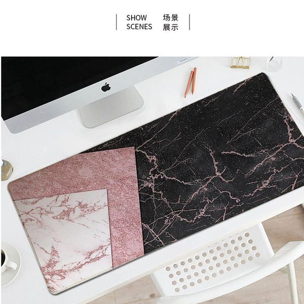 

mouse pads & wrist rests good use rose and gold marble game playing lover rubber mat design flower pattern desk deskmousepad