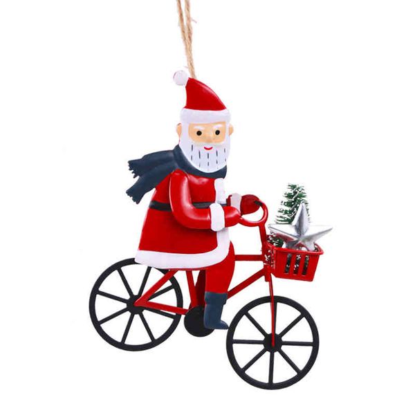 

ornaments new pendant iron artificial color painting ornament christmas pendant