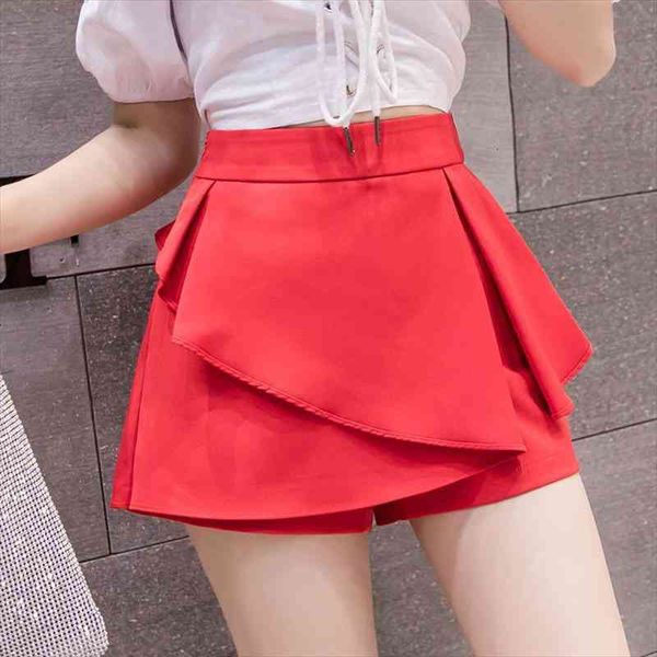 

high waisted denim red womens short color jeans feminino slim summer casual trousers chiffon female, White;black