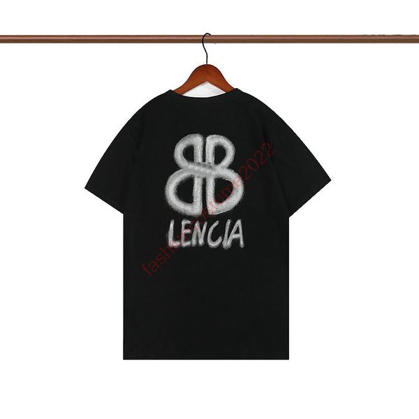 

fashion mens designer t shirt summer womens men's retail therapy medium fit t-shirt in black cotton pattern print short sleeve black co, White;black
