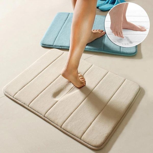 

carpets bedroom anti-slip mat memory foam living room mats with fast water absorption coral fleece home rugs and supplies