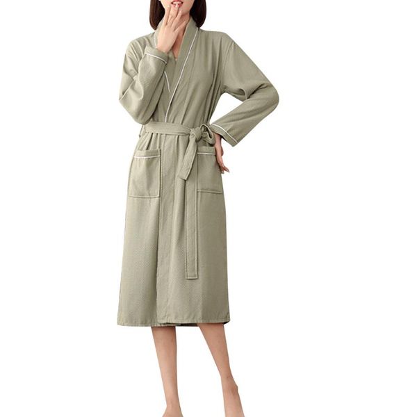 

women's sleepwear 2021 fashion nightgown women solid color lace soft spring couple pajamas night wear pockets 6 colors nightdress, Black;red