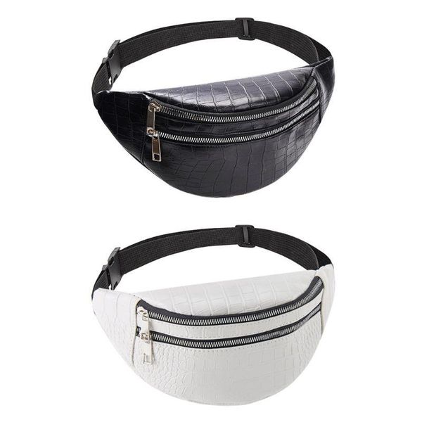

waist bag women crocodile pattern fanny pack belt pouch travel hip bum shoulder bags