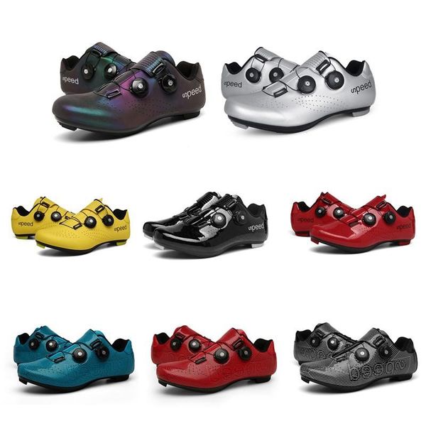 

cycling footwear shoelace lock shoes men's mtb road bike sneakers outdoor sports fitness breathable self-locking, Black