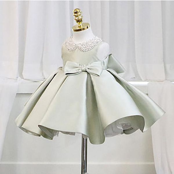 

girl's dresses infant baby girls christening gowns green lace beading born baptism clothes princess 1st year birthday ball gown, Red;yellow
