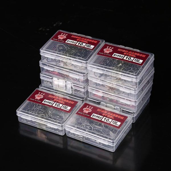 

fishing hooks 2021 high ocean steel fishhooks barbed pcs/box efficiency lake 100 carbon river