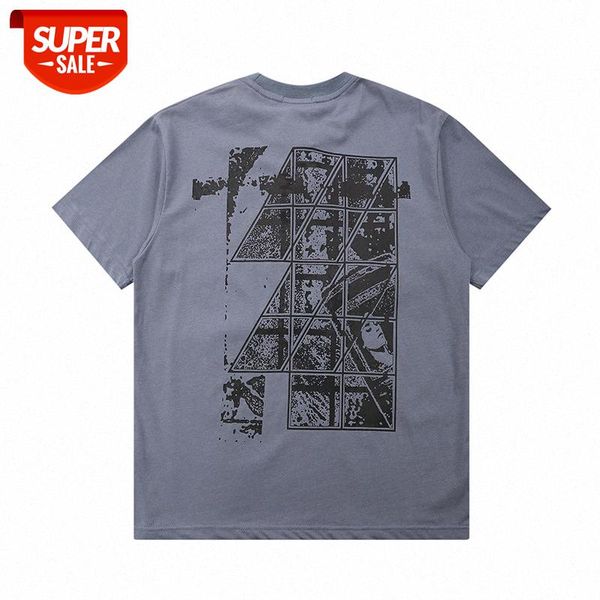 

c-e japanese tide abstract printing loose casual all-match male and female couples with round neck short sleeve cross-border #er92, White;black