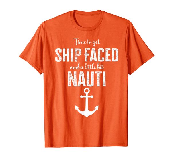

ship faced and nauti t-shirt, White;black