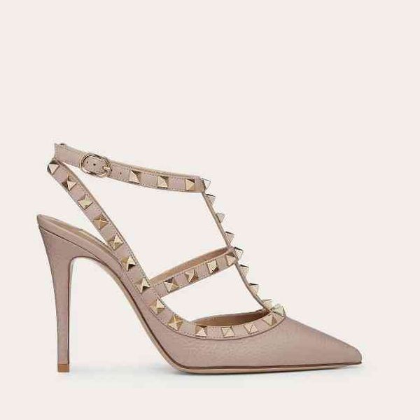 

stiletto women rock heel dress shoes t-strap slingbacks wedding rivets patent leather stud 10cm 8cm 6cm high heels sandal pumps, Black