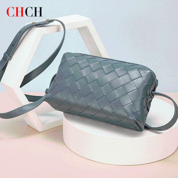 

duffel bags chch luxury handbag bag genuine leather fashion weave crossbody shoulder bagstrendy zipper clutches women purse