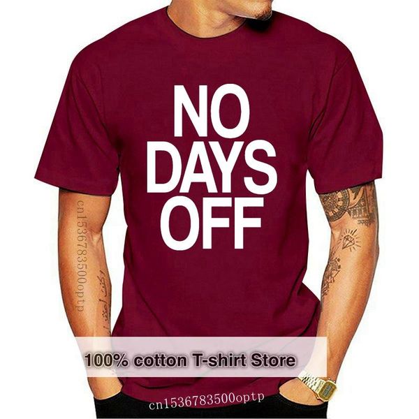 

men's t-shirts no days off work out gym/fitness/ hustle t-shirt, White;black