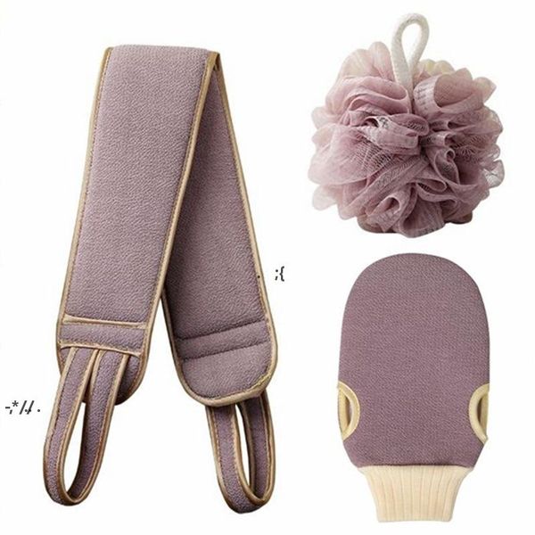 NEUBath Scrubber Sponge Peeling-Handschuh Back Wash Strap Soft Loofah Shower Scrub Towel Massage Spa Body Skin Cleaning Tool RRE10226