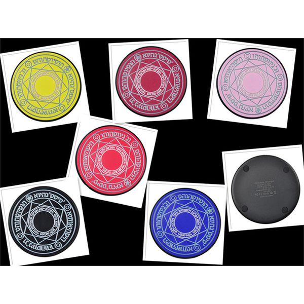 10 W Qi Wireless Charger Pad Magic Circle Pattern Schnellladestation Universal für Smartphones mit Einzelhandelsverpackung