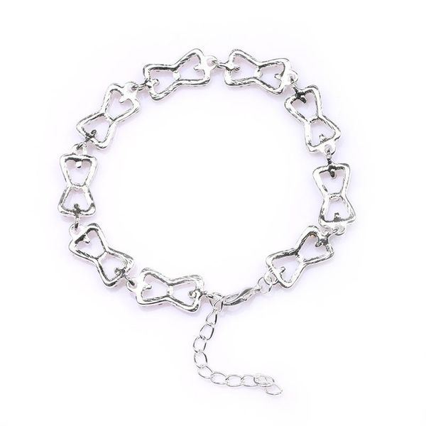 

link, chain vampire diaries klaus caroline forbes bracelet rhinestone crystal bow shine gift for gril fashion jewelry wedding, Black