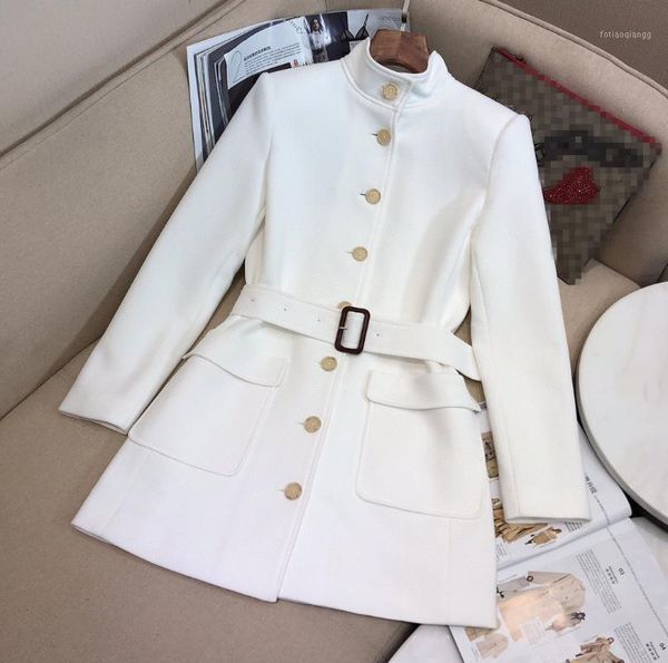 

women's jackets sa0969 fashion women coats & 2021 runway luxury european design party style clothing, Black;brown