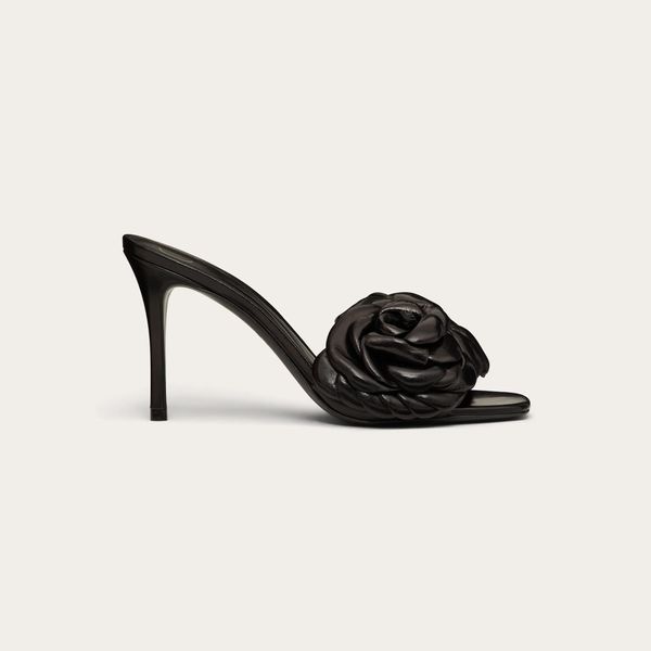 

women's sandals 2021 summer atelier shoes 03 rose edition slide sandal 50 mm on sale, Black