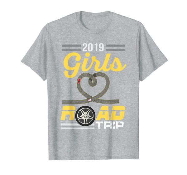 

2019 girls road trip retro cool women t-shirt, White;black