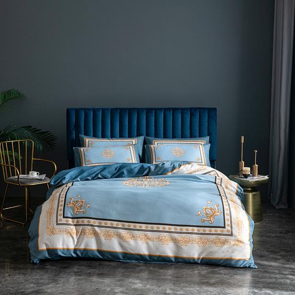 

royal blue bedding set perfectly comfort king  full size quilt cover bed sheet pillowcase better sets